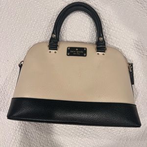 Kate spade cream and black purse